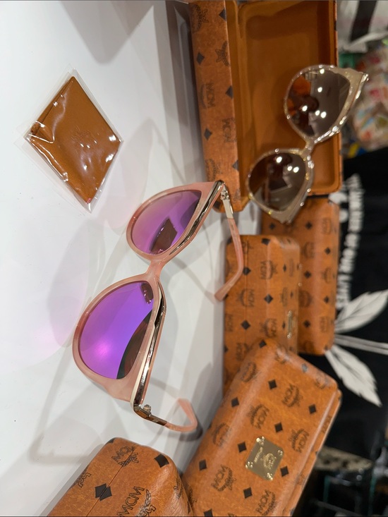 MCM Sunglasses Pink Gold main image 5